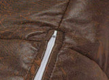 Marlow Bean Bag Chair Cover PU Couch Brown BEAN1001-BR