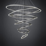 BAMDECOR A18815 Nordic Home Decor Dining Room Pendant lamp lights Ceiling Lamp Hanging Light V255-BAM-18815/7-BLK