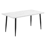 Levede Steel Dining Table 4-6 Seater 150cm CH1119-WH