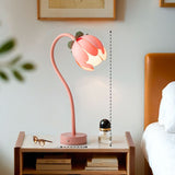 LED Wireless Charging Night Light, Pink Touch Control Table Lamp, 3 Color Changing Bedside Lamp, V1221-XM-LB8543-GM267