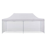 Gazebo Tent Marquee 3x6m PopUp Outdoor Wallaroo White GAZ-POP-3X6-WH