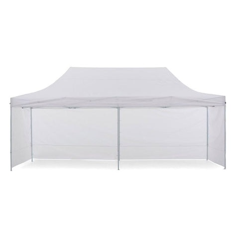 Gazebo Tent Marquee 3x6m PopUp Outdoor Wallaroo White GAZ-POP-3X6-WH