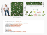 Artificial Luxury Flower Wall, 2 PCS, Each Panel 61 x 243.8 cm, Gorgeous 3D Silk Floral V952-RZZWQPJSPJS3F1M0A001V0