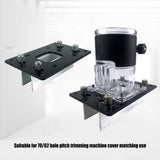 Multifunctional Aluminum Router Base Slotting Jig for Woodworking, Adjustable Trimming Machine Base V1341-ZY-ZR8XQN7F-A