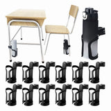 12 Pcs Water Holder for Classroom Desk Cupholder Back to School Gift 360&deg Rotating Water V1369-AZ3-W-11618