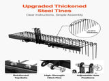 150 cm Tow Behind Landscape Rake, 3 Point Hitch Lawn Dethatcher Rake, 26 Spring Steel Tines, for V952-ZXSCJ60INCHBP8SL7001V0