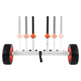 Kayak Cart, 104 kg Load Capacity, Canoe Cart Dolly with 25.4 cm Solid PU Tires & Kickstand, V952-CZSPHTTC10INTL5QS001V0