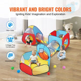 5 in 1 Kids Play Tent with Tunnel, Basketball Hoop for Boys, Girls, Babies and Toddlers, V952-PPSDZPX5DCS0ZMG6CV0
