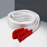 Industrial Lifting Sling 2t X White, Wear Flat, Cargo Resistant, Lifting Sling for Trailer, 1m V1237-MS-626-197