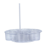 Water Bottle Organizer 360 Degree Rotatable Plastic Anti Slip Cup Storage Holder Rack for Water V1294-YM0901-3118250004011