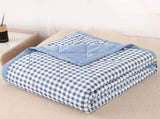 Reversible Patchwork Quilts Queen Size, 78.74x59.05in Lightweight Plaid Bedspreads Coverlets Quilt V1189-WXFWAL-20260326-03130
