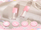 30 Pcs Pink 6ml Empty Lip Gloss Tubes with Wand Bulk Lip Refillable Gloss Containers Cosmetic V1258-DP02-C-3187