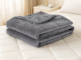 Giselle 9KG Weighted Blanket Adults Kid Anti Anxiety Gravity Blankets Sherpa Fleece WBLANKET-DUAL-203-9KG