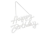 Happy Birthday Letter LED Lights Romantic Neon Light Sign Acrylic Happy Birthday Decoration for V1294-YM0706-3119230134312