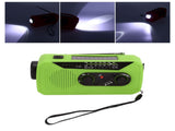 Emergency Radio Hand Power Generation Solar Radio with LED Flashlight 2000mah Charging for Camping V1294-YM0523-3115220020413