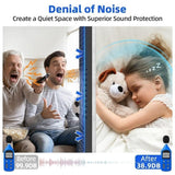 12 Self-Adhesive Acoustic Panels, 30x30x5cm, Black Sound-Absorbing Foam for Effective Sound V1188-MS-325-0017