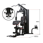 Powertrain JX-89 Multi Station Home Gym 68kg Weight Cable Machine HGM-89F-JX