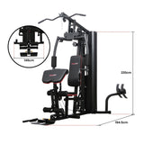 Powertrain JX-89 Multi Station Home Gym 68kg Weight Cable Machine HGM-89F-JX