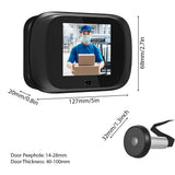 Digital Door Viewer Front Door Peephole Camera 2.8-inch Color Display Screen Monitor 90 Degree Wide V1294-YM0901-HS7014
