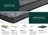 16cm Mattress Giselle Bonnell Spring Queen MATTRESS-B-BN16-Q