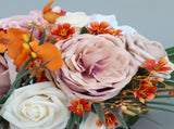 Wedding Bridal Bouquets, Artificial Bridal Bouquet, Romantic Bridal Holding Flowers, Handmade V1192-AZ-W-11567