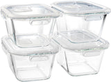 Soup Containers with Lids Glass 32 oz, 4 Cup Borosilicate Glass Food Storage Containers, Microwave & V1258-DP02-C-40