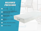 Single 30cm Green Tea Memory Foam Mattress Cooling Comfort with CertiPUR-US Certified Foam V63-826511