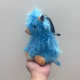Blue Highland Cattle Chalk Bag Rock Climbing Equipment V1261-BLUEHIGHLANDCATTLE001