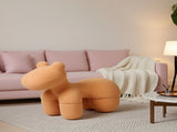 Lamb Stool Chair Brown V498-STOOLBROWN