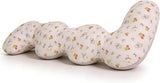 Long Rectangular Leg Pillow for Side Sleeping, Breathable Summer Cushion with Removable Washable V1107-115-33925-BEG-130CM