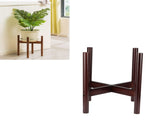 Bamboo Plant Stand Flower Pot Holder Potted Stand Indoor Display Rack Room DecorM V1294-YM0901-3111200257312