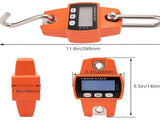 660lb Digital Hanging Scale, Handheld 300Kg Mini Crane Scale with Hooks for Farm Hunting Fishing V1192-AZ-W-3901