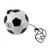 2X Soccer Ball Adjustable Bungee Elastic Ball with Rope Size 4 Football for V1370-AZ4-18907