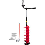 VEVOR Ice Drill Auger, 8\'\' Diameter Nylon Ice Auger, 41\'\' Length Ice Auger Bit, Auger Drill with V952-BZHSNLYC41348EQK6V0