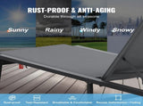 Chaise Chair Outdoor, Aluminum Patio Chair with Adjustable 5-Position, Folding Pool V952-JSTYGDTYSHSKFZGT3V0