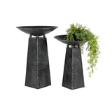 Set 2 Nested Lasercut Tree & Birds Planters 50x73cm V637-01512PLN