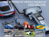 6-in-1 Portable Multifunctional Wireless Car Air Pump Portable Smart Digital Tyre Inflator with V888-ELOSUNG52355