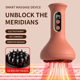 Smart Lymphatic and Back Massager, featuring deep tissue massage and portable design. Powered by USB V1232-LBAMQ001