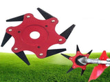 Universal Steel Weed Eater Blades - 6 Mn65 Metal Replacement Blades for Efficient Cutting - Durable, V1366-AZ2-W-24236