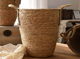 Straw Woven Baskets Vase Ornaments Living Room Flower Arrangements Dried Flowers Wicker Flower Pots V1294-YM0626-230113AH01-2