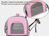 Pet Backpack Portable Transparent Foldable Comfort Design Hands-Free Travel for Cats Small V1232-CWTQBB001