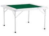 Mahjong Table, 4 Player Folding Domino Table with Wear-Resistant Green Tabletop, Portable Square V952-SDMJZBSWZDMJOF0ZJV0