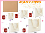 24 Pcs Mini Tote Bag Sublimation Blank Canvas Bags Reusable for Grocery Shopping, DIY, Easter Party V1259-DP01-A-1104