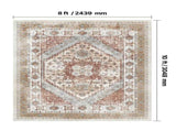 Area Rug, 2438.4 x 3048 mm Large Washable Rug, Non-Slip and Tear-Resistant Soft Carpet, Pet & Child V952-JXDDT8X10FTFZ8SUZ001V0