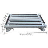 Heavy Duty Aluminum Folding Step Stool - Portable RV Platform and Work Bench with Non-Slip Surface V888-ELOSUNG18492