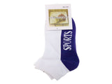 24x COTTON ANKLE SOCKS Sport Cushion Foot Low Cut Running - Assorted Colours Bulk - 6-11 V563-BR-24SOX-ASSTDCLRP-6-11