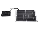 12W Solar Panel Fan Kit USB Solar Powered Fan for Greenhouses Sheds Pet Houses Mobile Phone Charging V1294-YM0715-3114220045311