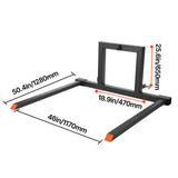 3 Point Hitch Pallets, 680 kg Clamp on Pallets, 128 cm Total Length Heavy-Duty Tractor V952-TPHCSDSK50IN3AS0W001V0