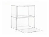 Artiss Clear Acrylic Display Case Box 2 Pack For Toys 54cm DS-27-CLX2