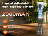 White Hands-Free Milk Frother 2000mAh Rechargeable Coffee & Drink Mixer for Latte, Cappuccino, V1107-CS-DDDDQ